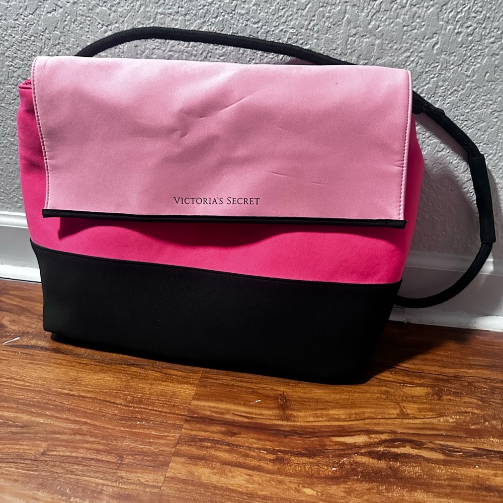 Victoria's Secret Pink and Black Tote Bag